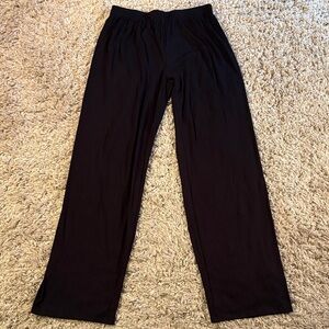 Babaton Black Wide Leg Lightweight Lounge Pant Women’s Size Small.